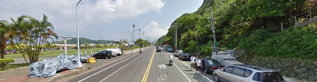 Keelung Badouzi mudslide location photo